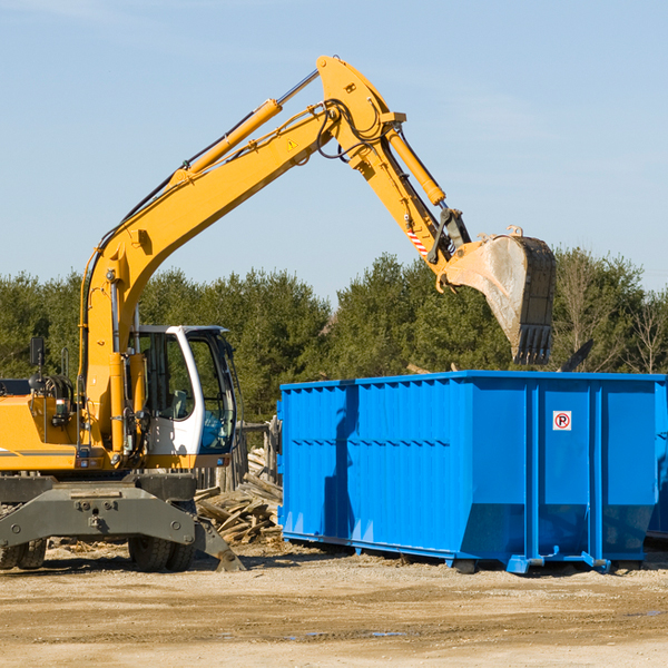 what happens if the residential dumpster is damaged or stolen during rental in Jamestown Wisconsin